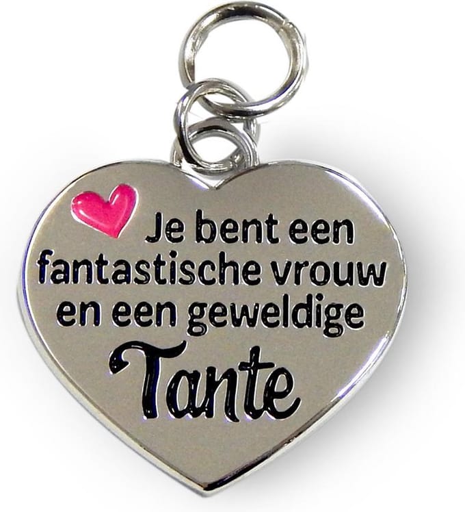 Bedeltje - Geweldige tante - Charms for you
