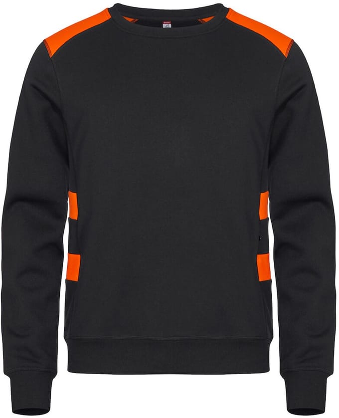 Clique Ambition Roundneck 021074 - Signaaloranje - 5XL