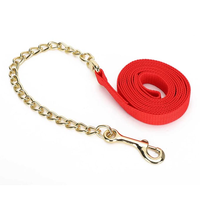 Corde de Traction portative pour cheval de bétail, accessoire de cordes de maintien avec crochet red
