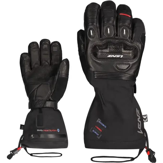 Verwarmde touring motorhandschoenen met vingertoppenkapje Lenz 1.0