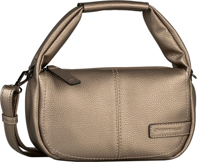 TOM TAILOR Handtas Schoudertas Olya Cross Bag Metallic Taupe