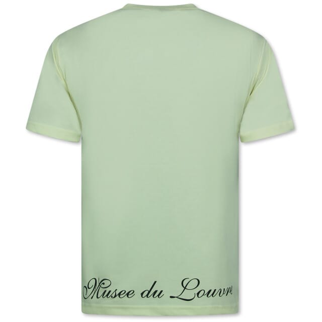 Heren Tshirt met Opdruk - Oversized T shirt Heren - Mouse - 699 - Geel