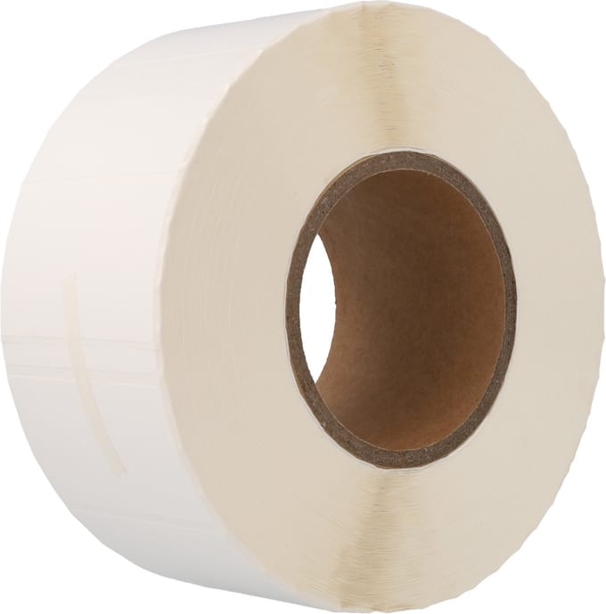 DULA Thermal Transfer Etiketten Polyethyleen - 70x40mm - kern 76mm - 2500 per rol - Permanent