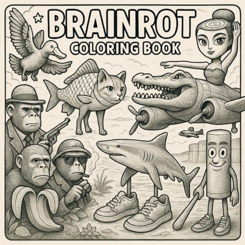 Brainrot Coloring Book - Andries B.V.