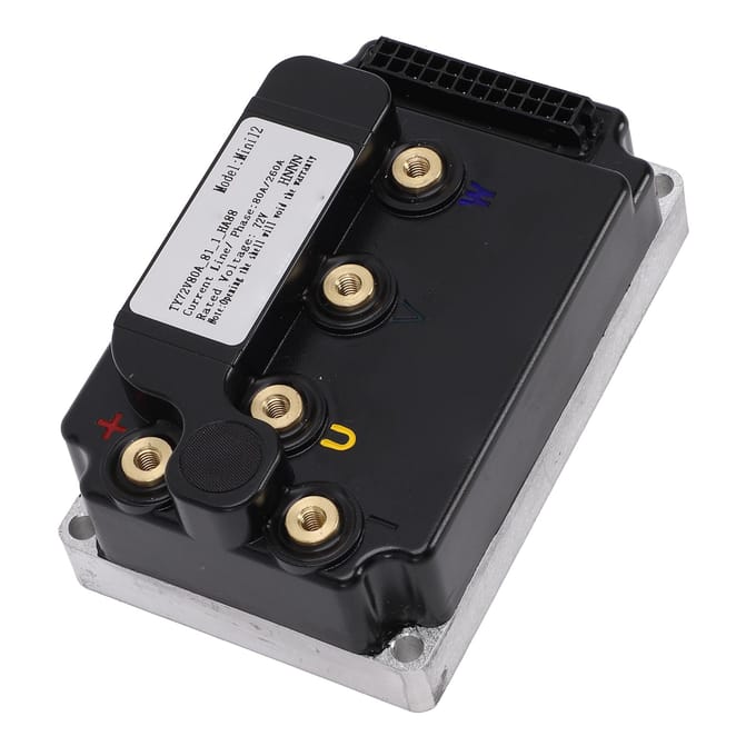 Elektrische Motorfiets Motor Controller 72V 80A 260A Mini Borstelloze DC Motor Controller voor Elektrische Scooter