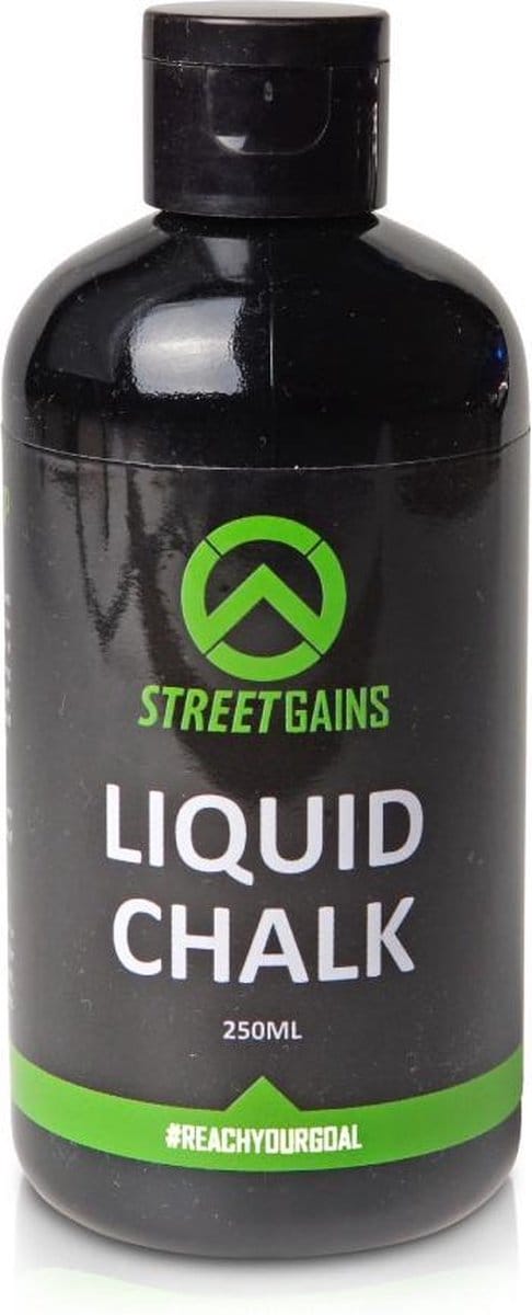 StreetGains® Liquid Chalk 250ml – Vloeibare Magnesium voor Extra Grip