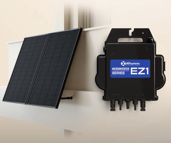 APsystems EZ1-M micro-omvormer 800 Watt voor 2 zonnepanelen met 5 meter AC kabel