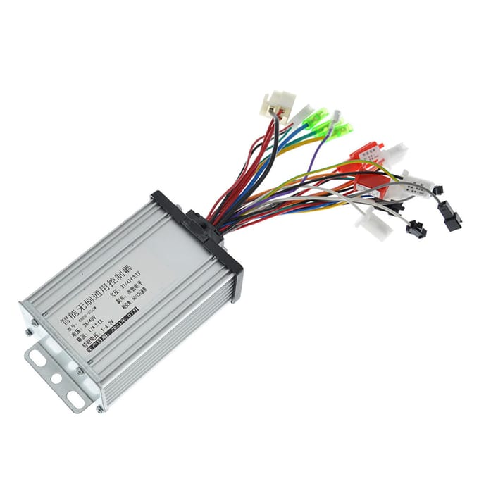 350W 36/48V universele borstelloze controller voor elektrische fiets elektrische scooter 350W 36-48V white