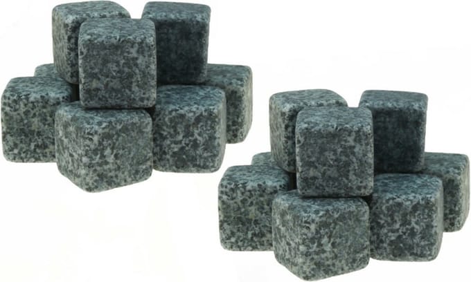 Kruger Whiskey ijsblokjes - stenen - 18x stuks - 2,5 cm