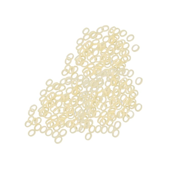 5000 Stuks 3/16 Inch Orthodontische Elastieken 5.0oz Gratis Elastiekplaatsers voor Beugels white