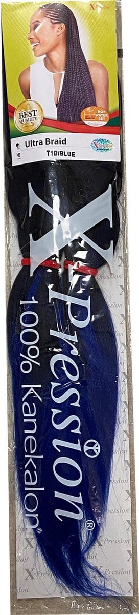 Haarextensies X-Pression Nº T1B/Azul