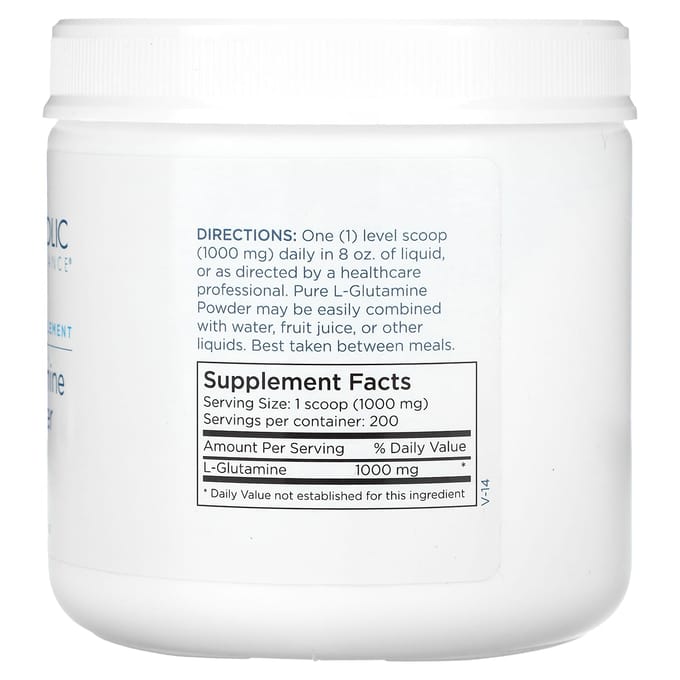 Metabolic Maintenance, Poudre de L-Glutamine, 7 oz (200g)
