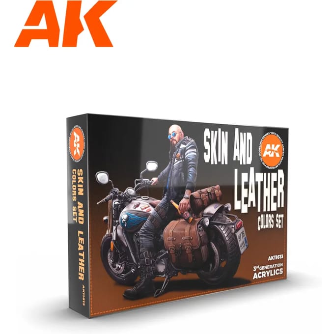 AK interactive Skin And Leather - 6 colors - 17ml - AK11613