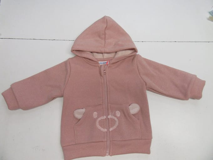 gilet noukie's rose met glinstering 3maand 62