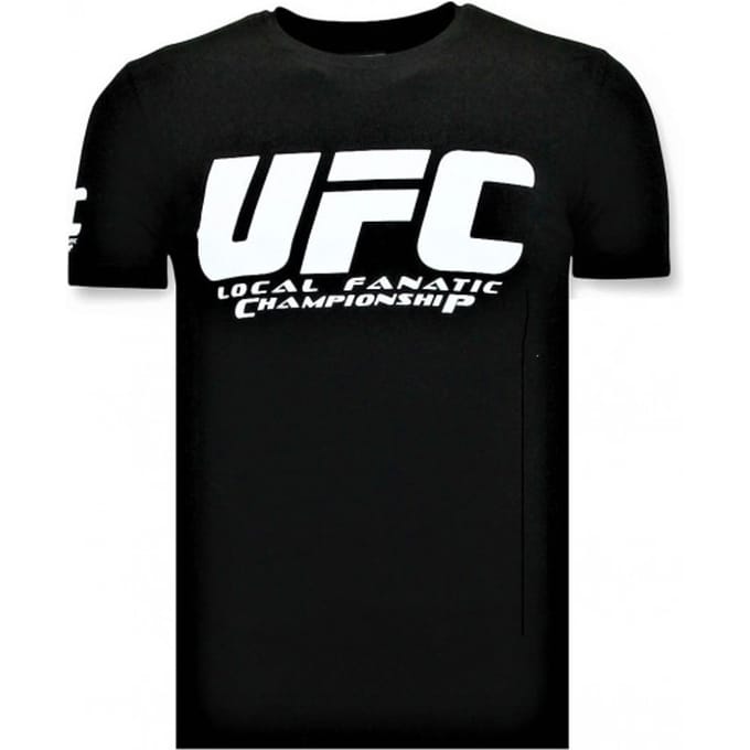 T-shirt Heren - UFC Championship Print - Zwart