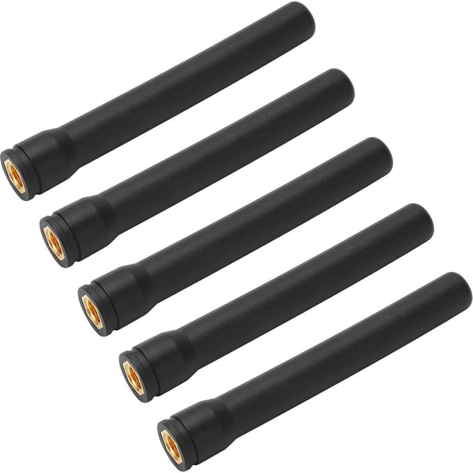 5 stuks Antenne Waterdichte Rubberen Huls Antenne SMA Mannelijk Binnenpin Connector DTU Draadloze Module Antenne voor 433M LORA