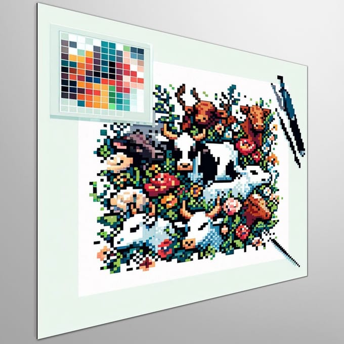 Kunstprint | Wanddecoratie | Dibond | 80 × 80 cm
