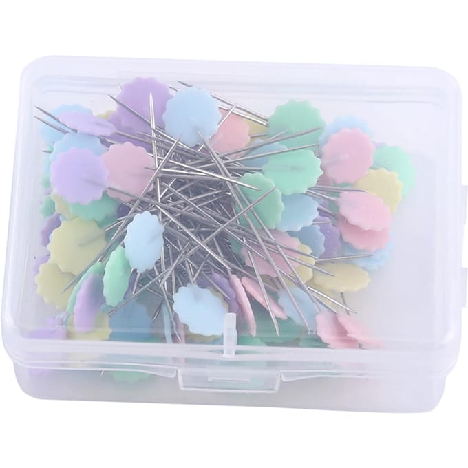 100 stuks DIY naai-patchworkspelden en quiltgereedschap white