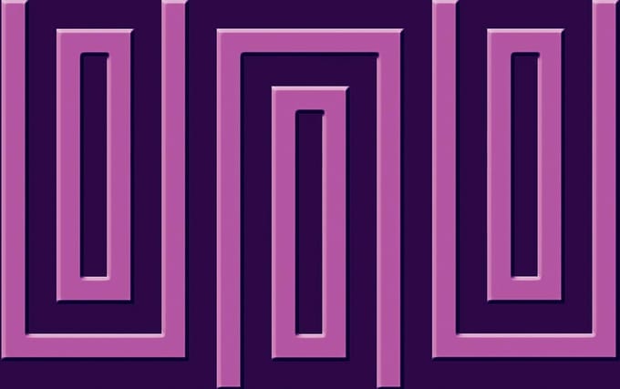 Poster | Roze , Zwart | 104 x 70,5 cm
