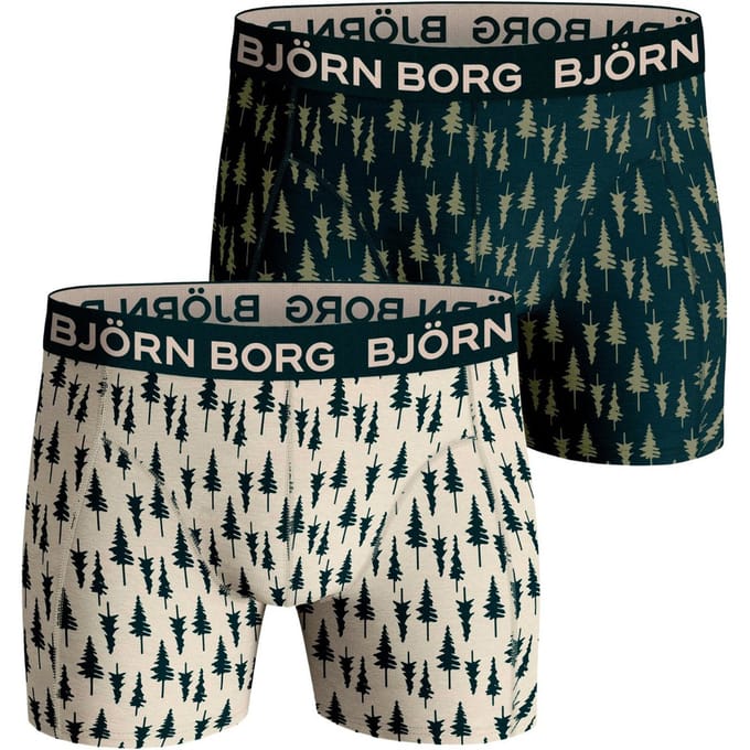 Björn Borg - Heren Onderbroeken 2-Pack Kerst Giftbox - Multi - Maat S