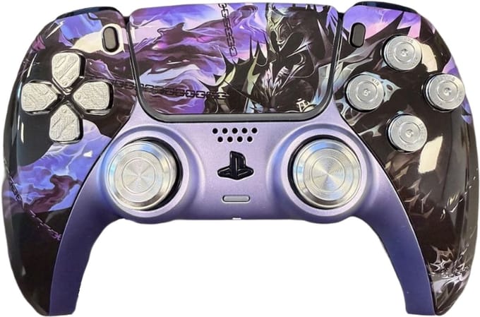 Clever Silver Knight Custom Controller (PS5 compatibel)