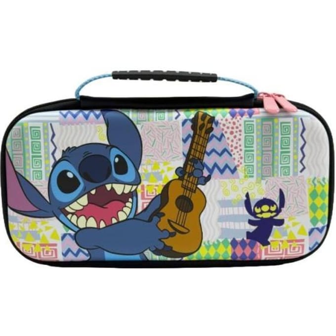 Stitch - Switch 2 beschermcase - music vibes - met opbergvakken