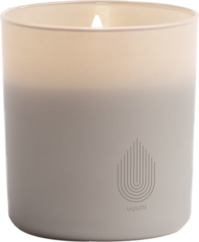 Uyuni - Glas LED-kaars - 9,2 x 10,2 cm Sandstone