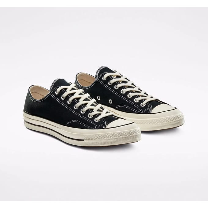 Converse Chuck 70 Low Zwart Unisex Sneakers Egret 162058C 36.5 black