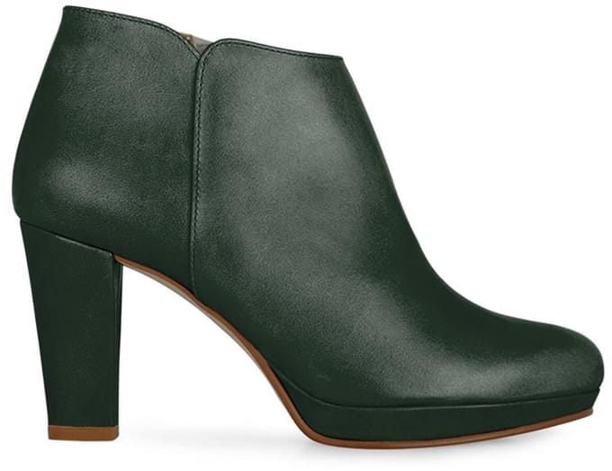 Noë Shoes Nadra Enkellaars Dark Green