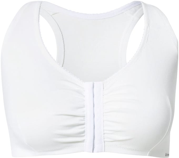 Ulla Popken - Dames - Bustier borstvoedingsbeha voorsluiting - Sneeuwwit - Maat 95D