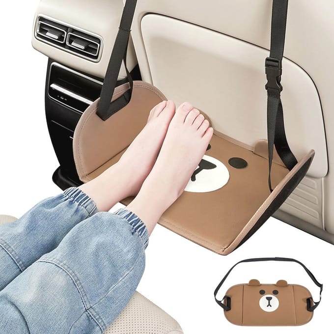 Verstelbare Voetsteun voor Kinderen - Reisaccessoires voor Vliegtuig en Auto