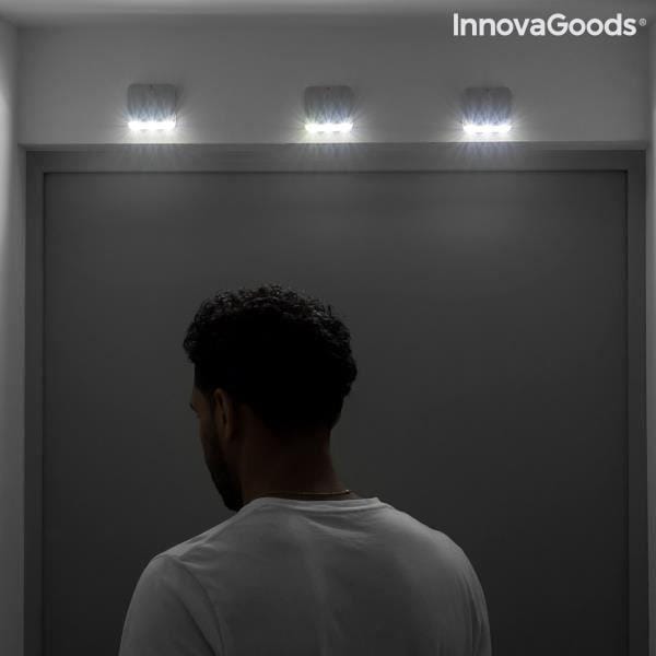LED-lamp met bewegingssensor | Lumtoo Innovagoods | 2 stuks | LED | Wandlamp | Bewegingssensor | Buitenlamp | Binnenlamp