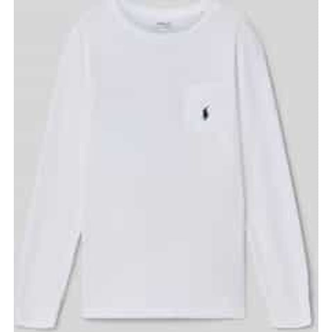Regular fit shirt met lange mouwen van puur katoen