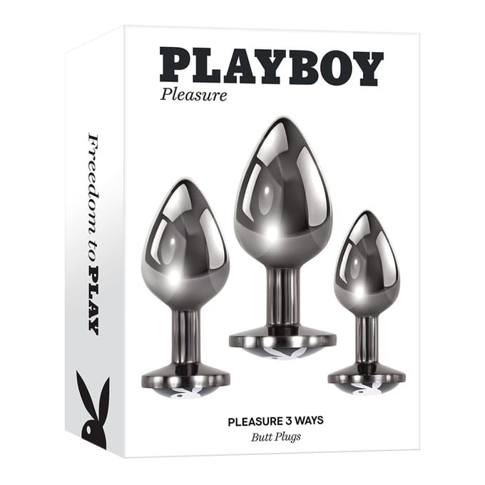 Playboy Pleasure - Pleasure 3 Ways Anal Plug Set