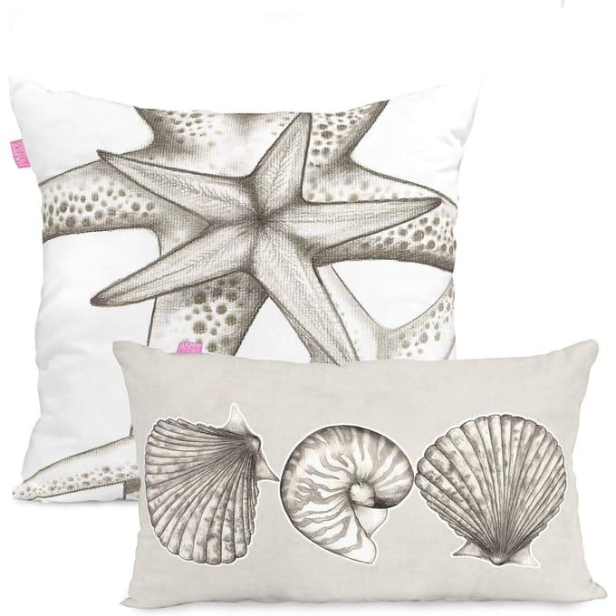 Set van 2 kussenhoezen Coral | Happy Friday