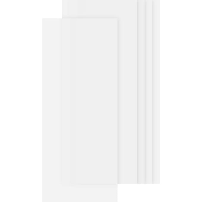 Karaktertrekpapier 20,5 x 51 cm, 5 vellen