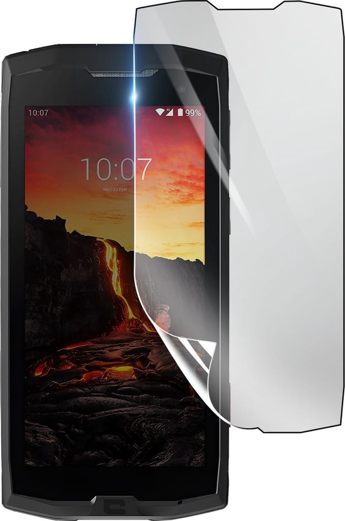 3mk, Geschikt voor Crosscall Core-M4GO, Schokbestendige Hydrogel Screenprotector, Transparant