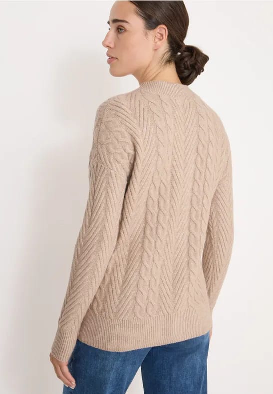 Jumper met kabelpatroon