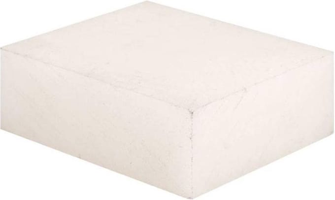 Stansblok voor Holpijp - Formaat: 100x100x5mm - Nylon plaat
