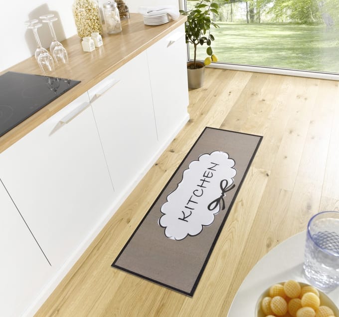 Flycarpets Loper - Keuken - Kitchen - Bruin 50x150 cm