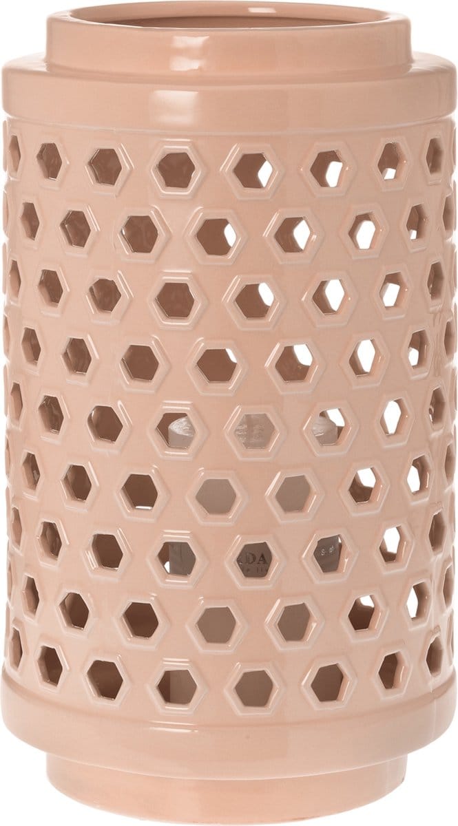 Riverdale - Windlicht Alicante our roze 35cm Diverse