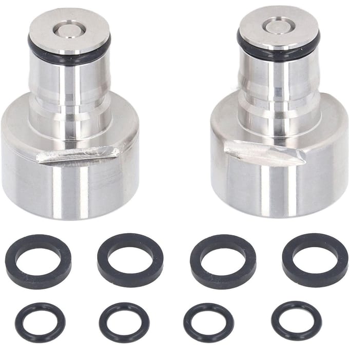 5/8FPT Kegkoppeling Adapter RVS Kogelvergrendeling Snelkoppeling Conversiekit voor A D S G white