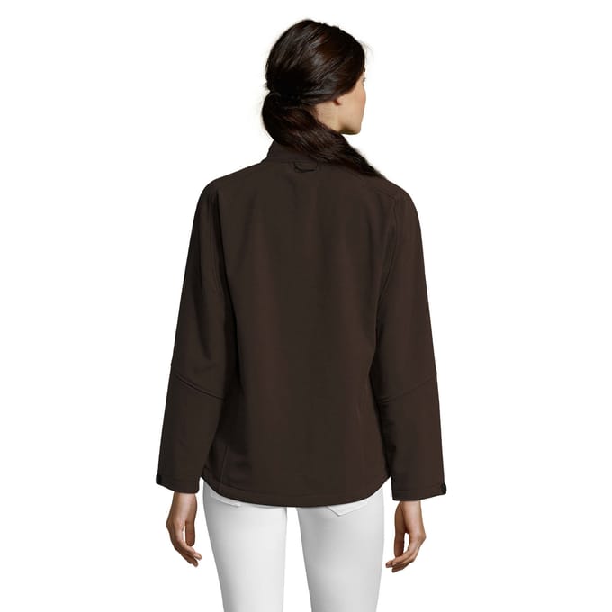 SOLS Dames/Dames Roxy Soft Shell Jas (Donkere chocolade)