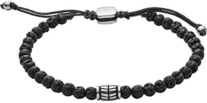 Herenarmband Halfedel Staal met Karabijnsluiting