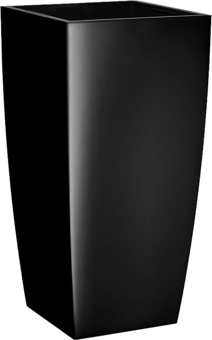 Elezza Infinity Bloempot L35 x B35 x H70 cm - Zwart