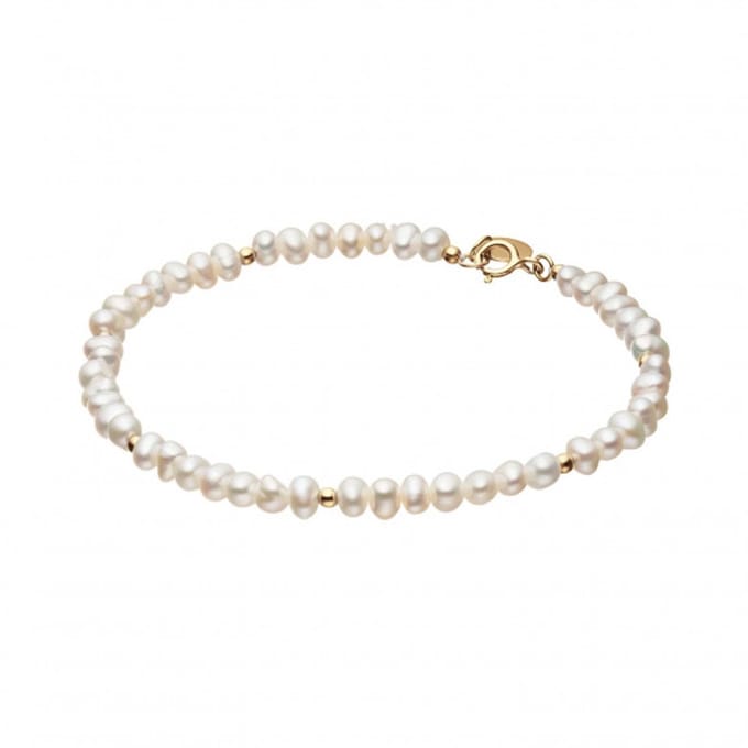 Jackie Pearl potion Bracelet 14 Karaat Goud 16