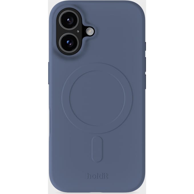Holdit Soft MagSafe Case voor de Apple iPhone 17 - Pacific Blue