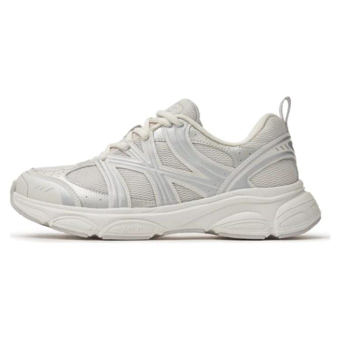 MLB Chunky Runner Ace Runner Rétro Confortable Basse Semelle Chaussures de Course Décontractées Baskets Unisexes Blanc 3ARNACE4N-50IVS 38.5 gray