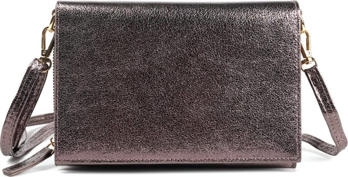Taupe Barcelona portemonnee / telefoontasje