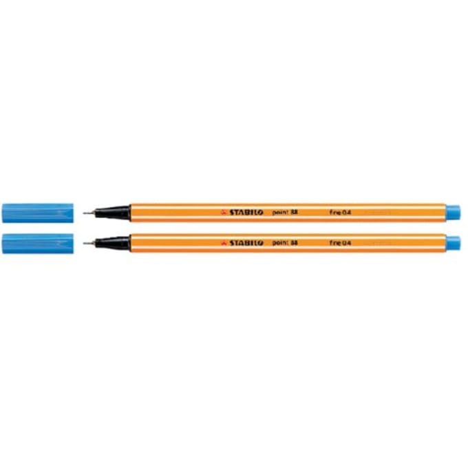 STABILO point 88 - Fineliner 0,4 mm - Ultramarijn Blauw - per stuk